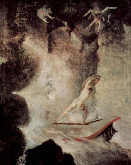 Odysseus in front of Scylla and Charybdis,, Henry Fuseli